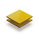 Изображение Алюминиевая композитная панель 3мм яично желтый Goldstar RAL1023 стенка 0,3, 1220*4000 мм  