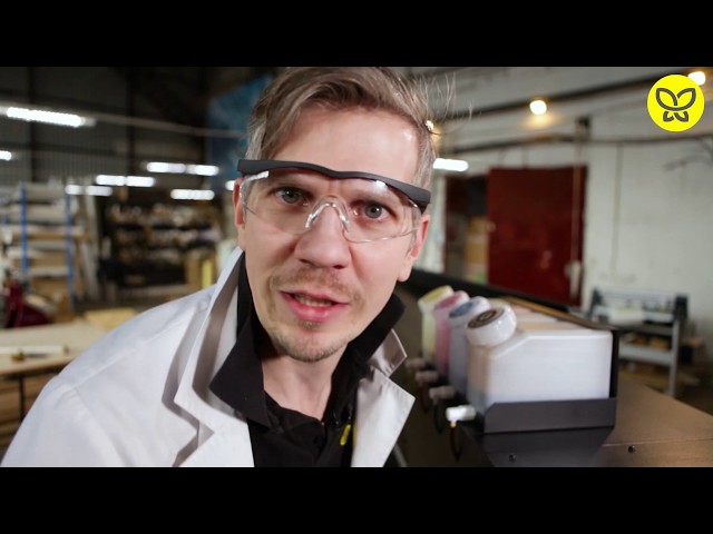 Обзор Эко-Сольвентного интерьерного принтера Volk 1801