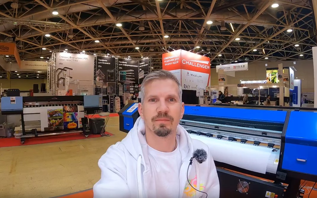 Обзор широкоформатного принтера Volk Evo 1601. Самый интересный принтер на «Реклама 2023»