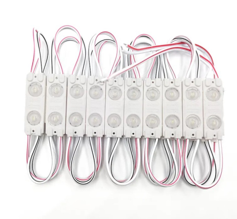 Светодиодный модуль ST 2x2835 W Lens 60Lm/0,68W/160 град/6500K/IP67