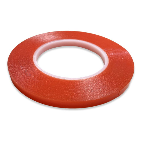 Акриловая двусторонняя клейкая лента Prento P02MM, прозрачная, 225мк x 9 мм x 33 м – фото 2