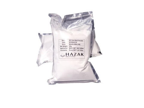 Клей для ДТФ печати порошковый HAZAK c полиуретаново-полиамидной основой, фракция 0-80 микрон