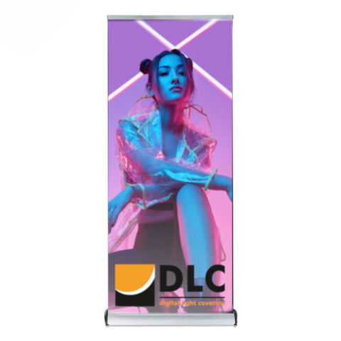 Мобильный стенд Капля Роллап DLC НО алюминий, 85x200см, 3,6кг – фото 1