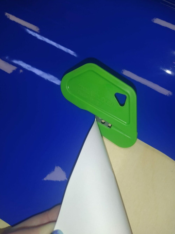 Резак для пленки безопасный Uzlex с металлическим лезвием, 70 x 43 м