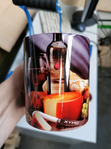 Керамическая кружка белая, категория АAA, для печати, 11 oz, 330 мл, Ø82 мм х 95 мм – фото 4