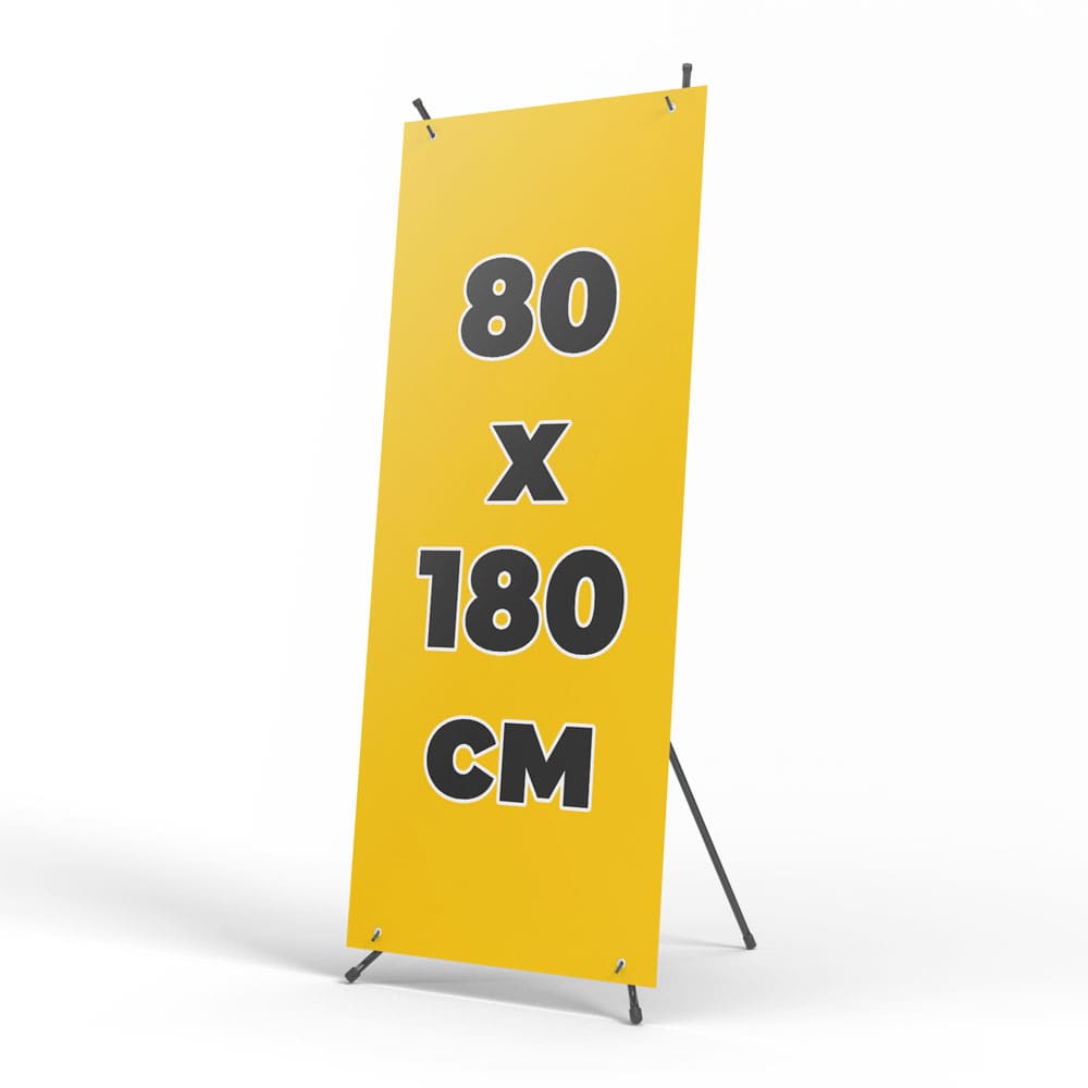 Мобильный стенд Х-баннер "Паук" DLC ХО углепластик/металл, 80x180см