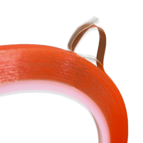 Акриловая двусторонняя клейкая лента Prento P02MM, прозрачная, 225мк x 4 мм x 10 м – фото 3