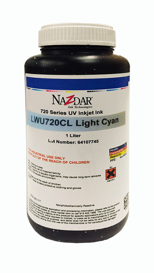 УФ чернила серии Наздар 720 Св Циан, 1 л
