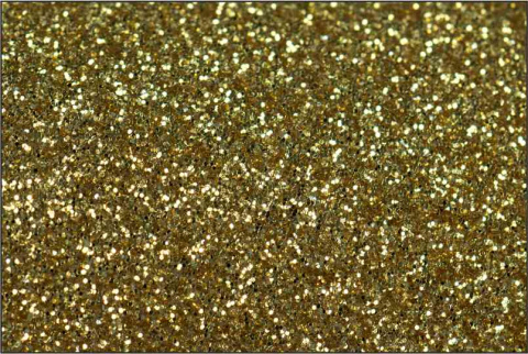 Термопленка серии Глиттер 6020 золотая, переливающаяся, блестящая с блёстками, 0,50 x 25 м