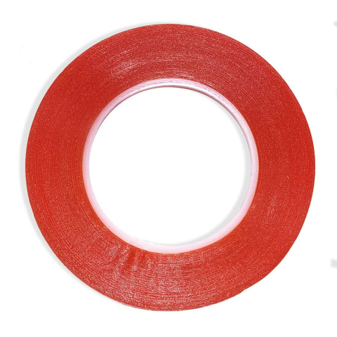 Акриловая двусторонняя клейкая лента Prento P02MM, прозрачная, 225мк x 6 мм x 33 м – фото 3