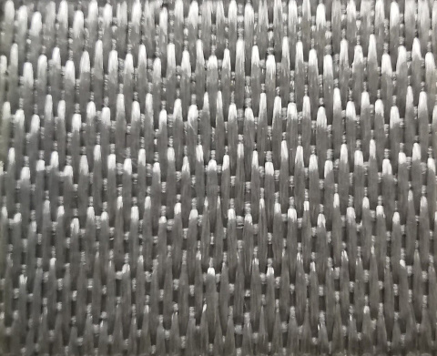 Термопленка серии Твил 8730 серебряная, твиловая вышивка для шевронов и нашивок, 0,50 x 10 м