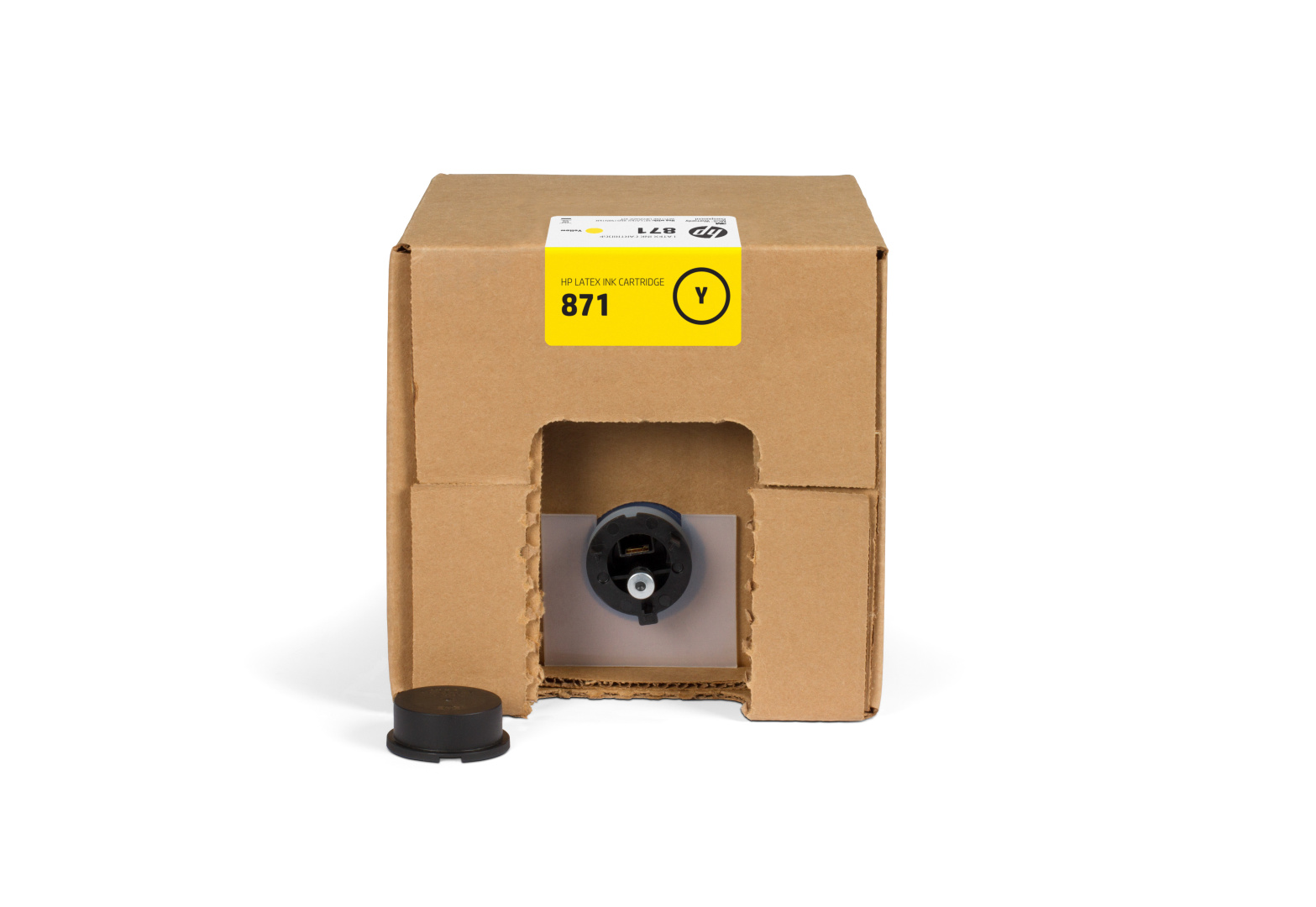Латексные чернила HP 871 Желтый, в картриджах, 3 л