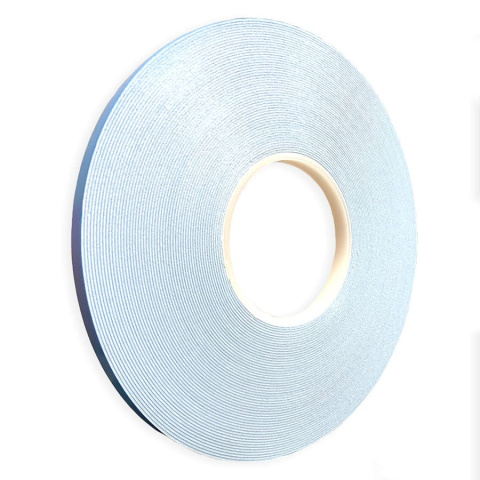 Акриловая двусторонняя клейкая лента Prento B1MM, вспененный полиэтилен, белая, 1мм x 9 мм x 25 м – фото 6