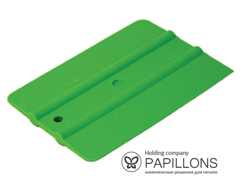 Ракель зеленый, мягкий, 100 x 75 мм