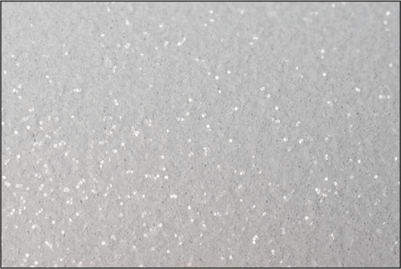 Термопленка серии Глиттер 1801 белая, сверкающая с блёстками, 0,50 x 5 м