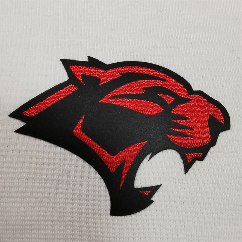 Термопленка серии Твил 8708 красная, твиловая вышивка для шевронов и нашивок, 0,50 x 5 м – preview фото 9