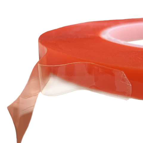 Акриловая двусторонняя клейкая лента Prento P02MM, прозрачная, 225мк x 9 мм x 33 м – фото 5