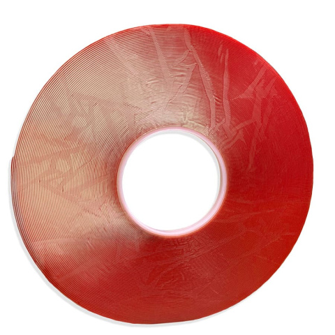 Акриловая двусторонняя клейкая лента Prento P1MM, прозрачная, 1мм x 6 мм x 33 м – фото 6