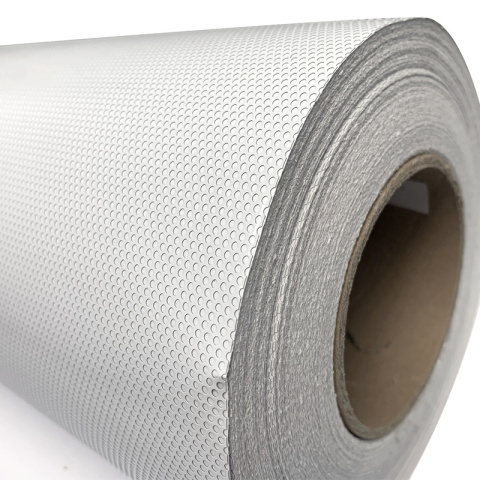 Самоклеящаяся перфорированная пленка DLC 1,52 x 50 м, белая, глянцевая – фото 4