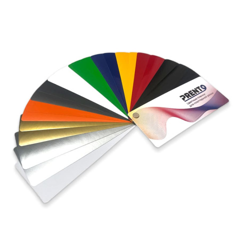 Цветовой веер плёнок Prento