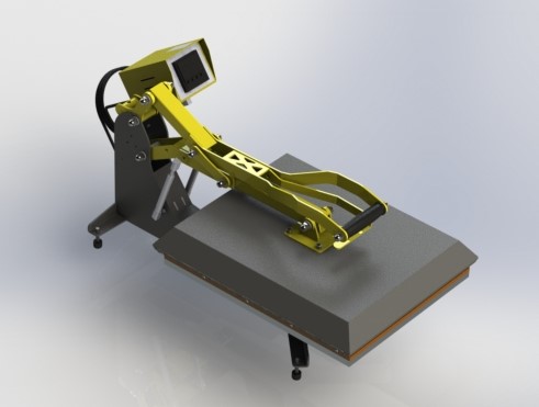 Термопресс плоский ТЕМПРЕСС 4050 вертикальный, ручной, 40 x 50см