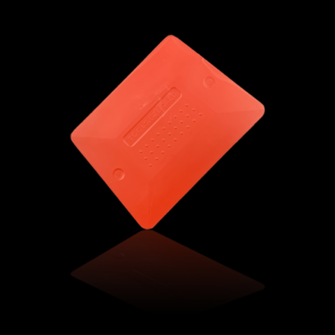 Ракель "Трапеция" красный, средней жесткости