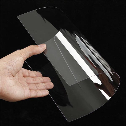 Листовой пластик ПЭТ Prento А прозрачный, глянцевый, 0,3 мм, 1250 x 2050 мм 