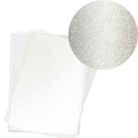 Пленка для ДТФ печати листовая Hazak, глиттер, холодного отрыва,1 л.(100л.уп) A3 297x420мм