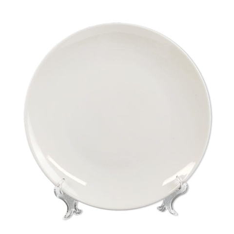 Керамическая тарелка Hazak для сублимационной печати белая, Ø200мм, индивидуальная упаковка