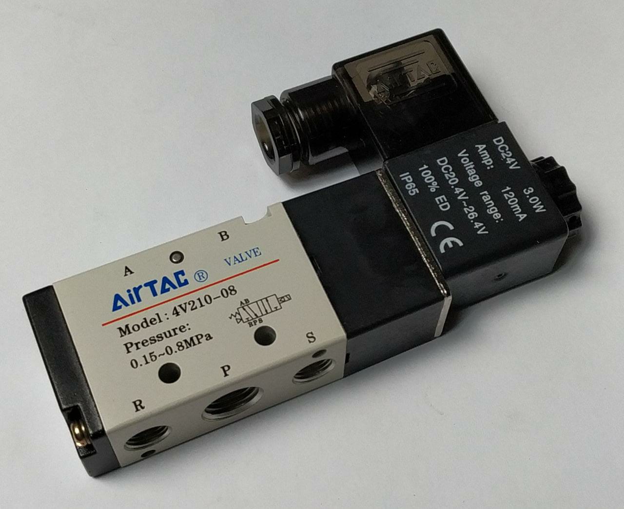 Valve-two- position five- way valve (Q25R1C-L3-Y（mushroom button)