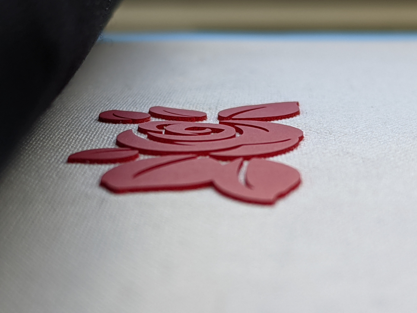 Термопленка серии 3Д (объёмные, высокие) для плоттерной резки, 2508 - красный , 0.50 х 2,5 м