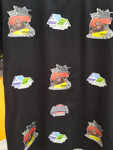 Термотрансферная пленка NOVA SUBLI-FABRIC 8601 белая, ткань с термоклеем для печати, 0,50 x 25 м