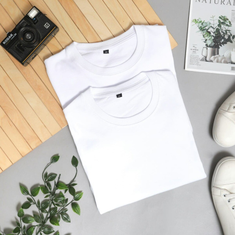 Футболка для печати САН двухслойная 175 г/м2, с начёсом, белая, размер 52 (XXL)