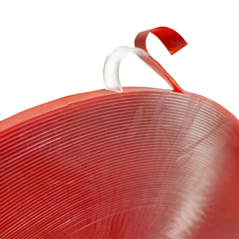 Акриловая двусторонняя клейкая лента Prento P1MM, прозрачная, 1мм x 6 мм x 33 м – фото 7