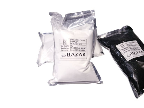 Клей для ДТФ печати порошковый HAZAK c полиуретаново-полиамидной основой, фракция 0-80 микрон – фото 1