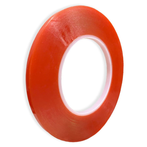 Акриловая двусторонняя клейкая лента Prento P02MM, прозрачная, 225мк x 6 мм x 33 м – фото 4