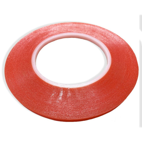 Акриловая двусторонняя клейкая лента Prento P02MM, прозрачная, 225мк x 6 мм x 33 м – фото 2