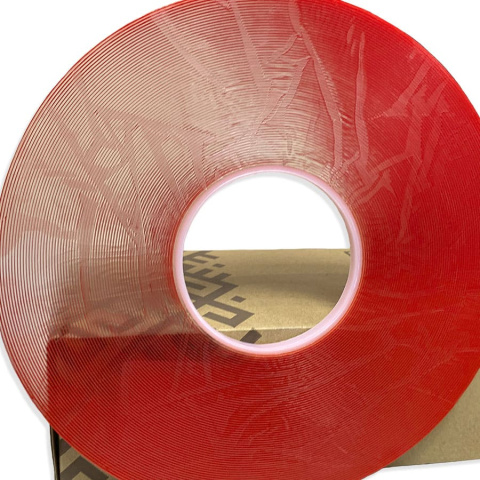 Акриловая двусторонняя клейкая лента Prento P1MM, прозрачная, 1мм x 6 мм x 33 м – фото 5