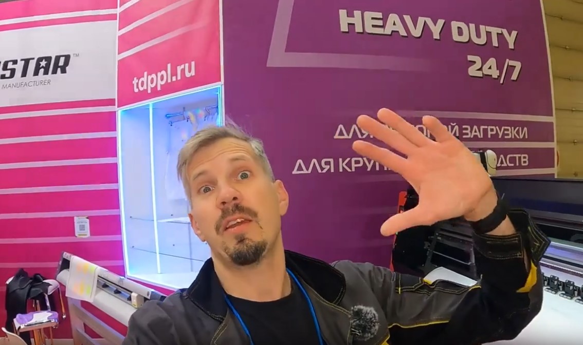 Обзор экосольвентного принтера Volk EX 1804. Настоящий хеви дьюти станок для серьёзного производства