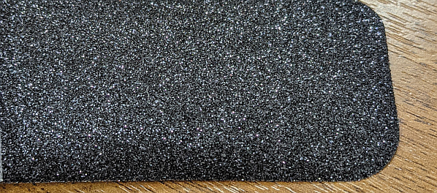 Изображение Термотрансферная пленка NOVA-FLEX GLITTER 6001 белая, сверкающая с блёстками, 0,50 x 5 м 