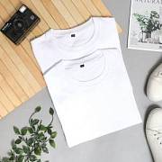 Изображение Футболка для печати САН двухслойная 175 г/м2, с начёсом, белая, размер 44 (S)