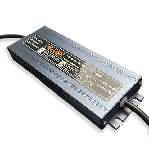 Изображение Блок питания AC-12V-150W-IP67 Slim металлический корпус