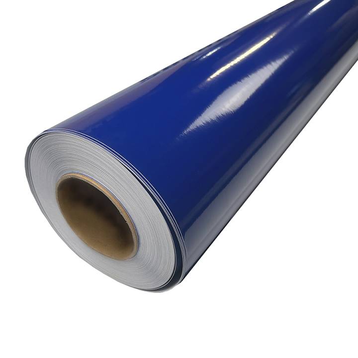 Изображение Синяя 65 самоклеящаяся пленка Prento 1,22 x 50м, глянцевая