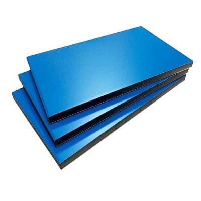 Изображение Алюминиевая композитная панель 3мм синяя Goldstar RAL5005 стенка 0,21, 1500*4000 мм  
