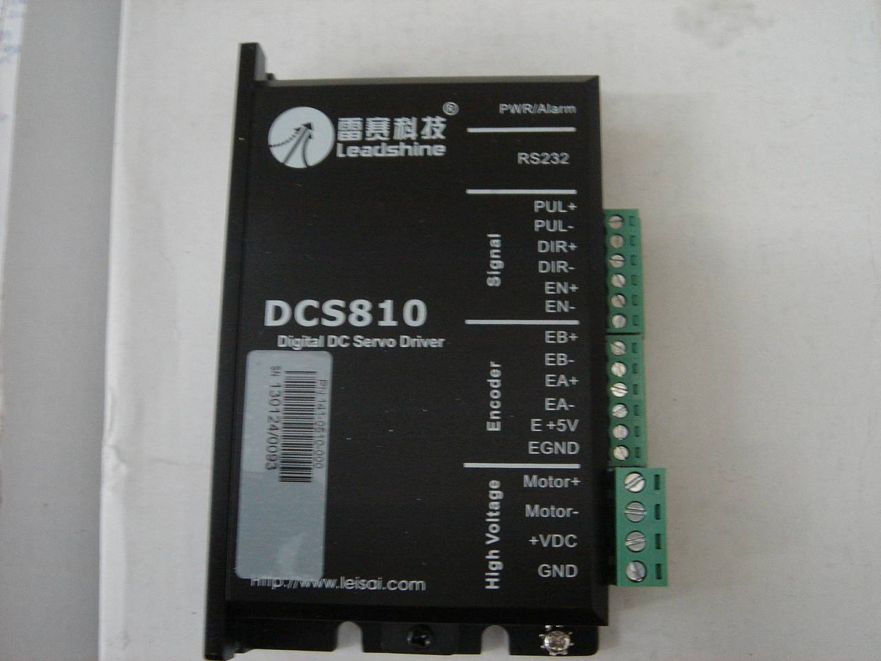 Изображение Контроллер серводвигателя. Driver-DC servo driver(Leadshine),150W   ( DCS810 )
