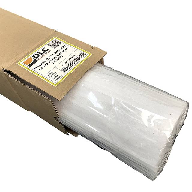 Изображение Самоклеящаяся пленка для ламинирования DLC LAM 1003 1,26 x 50 м, прозрачная, матовая