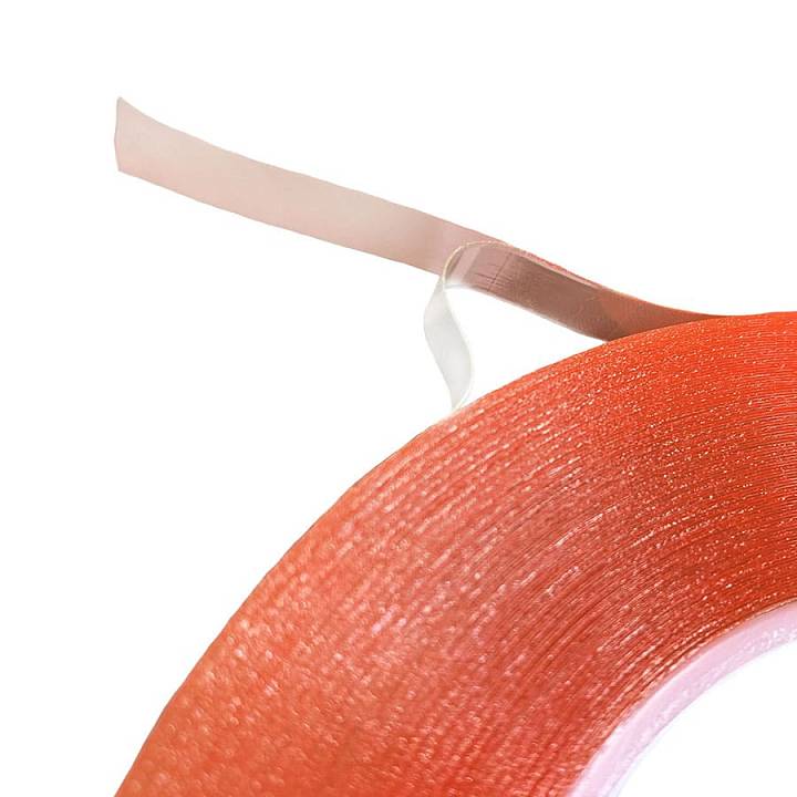 Изображение Акриловая двусторонняя клейкая лента Prento P02MM, прозрачная, 225мк x 9 мм x 33 м