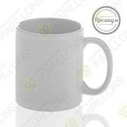Изображение Керамическая кружка белая категории AA для печати, 330 мл, 82 x 95 мм
