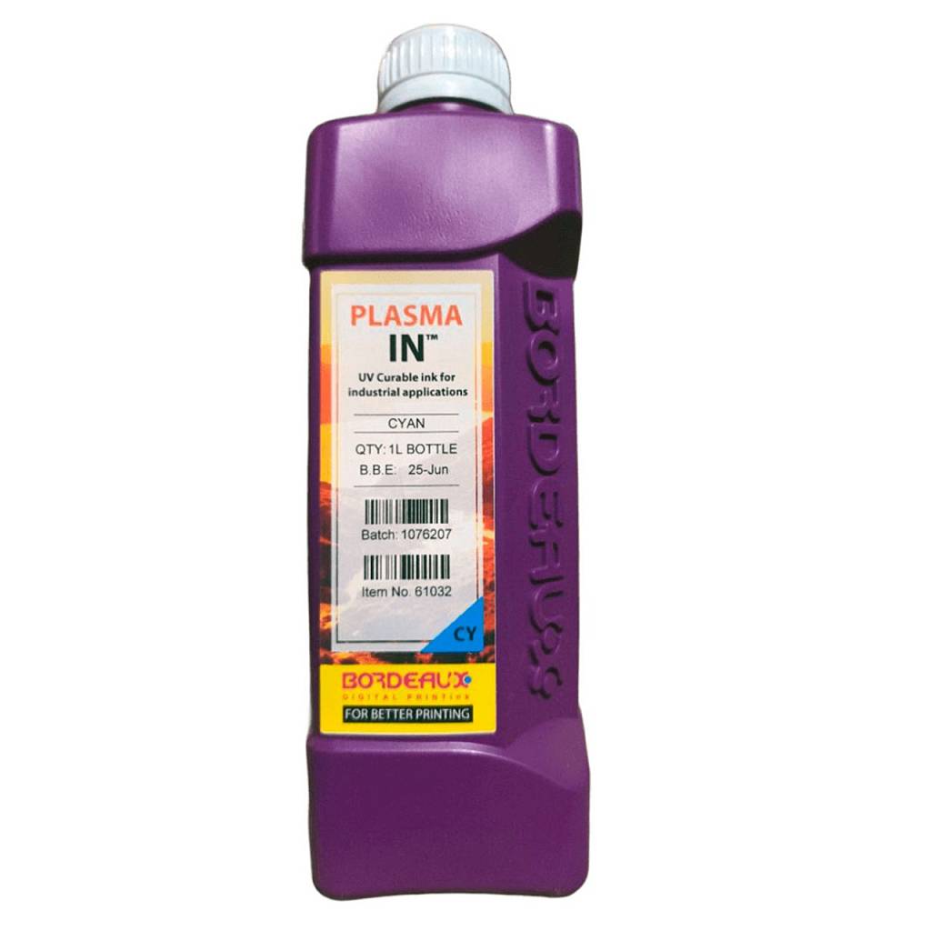 Изображение УФ чернила Bordeaux Plasma IN Yellow (желтые), для ламп, 1 л