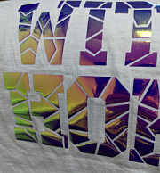 Изображение Термотрансферная пленка NOVA-FLEX HOLOGRAPHIC 1996 голографическая, фиолетовый хамелеон многоцветная, 0,50 x 25 м